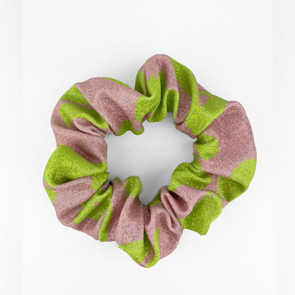 ECO SPARKLE - LOVE - LIME SCRUNCHIE
