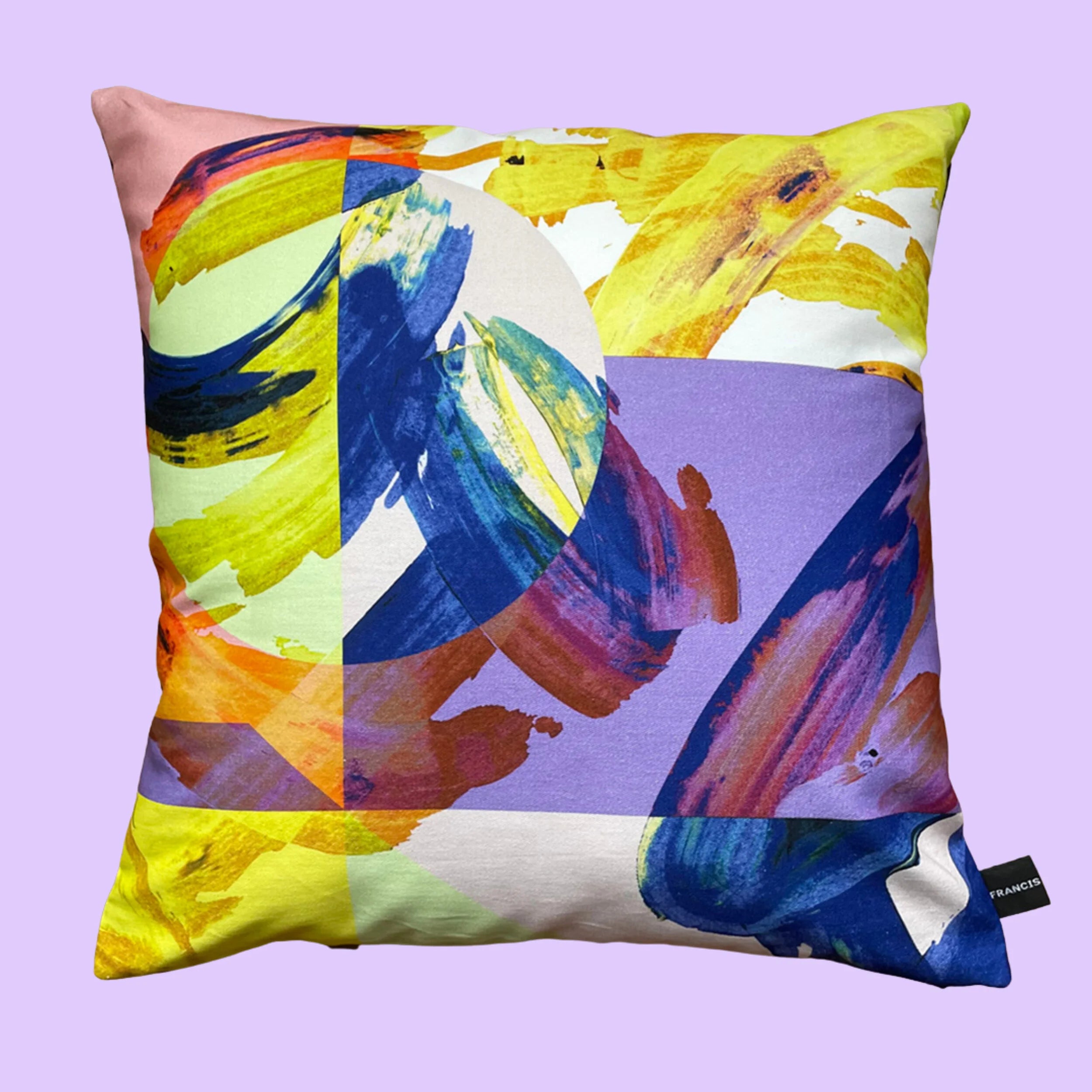 Hope - Bright abstract printed cushion