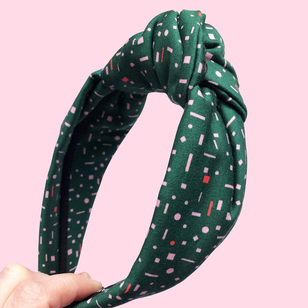 Aerial Green - Knot Headband