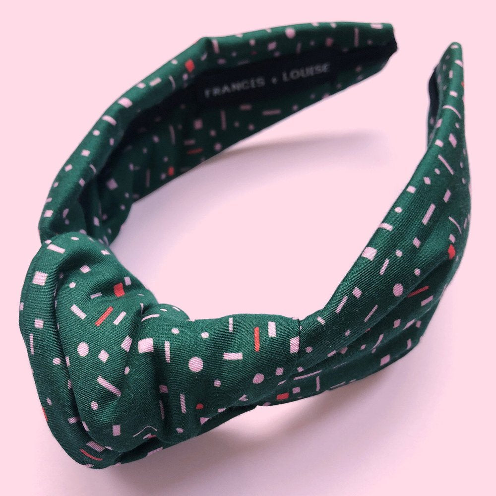 Aerial Green - Knot Headband