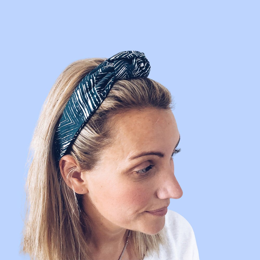 Bawley Blue - Knot Headband