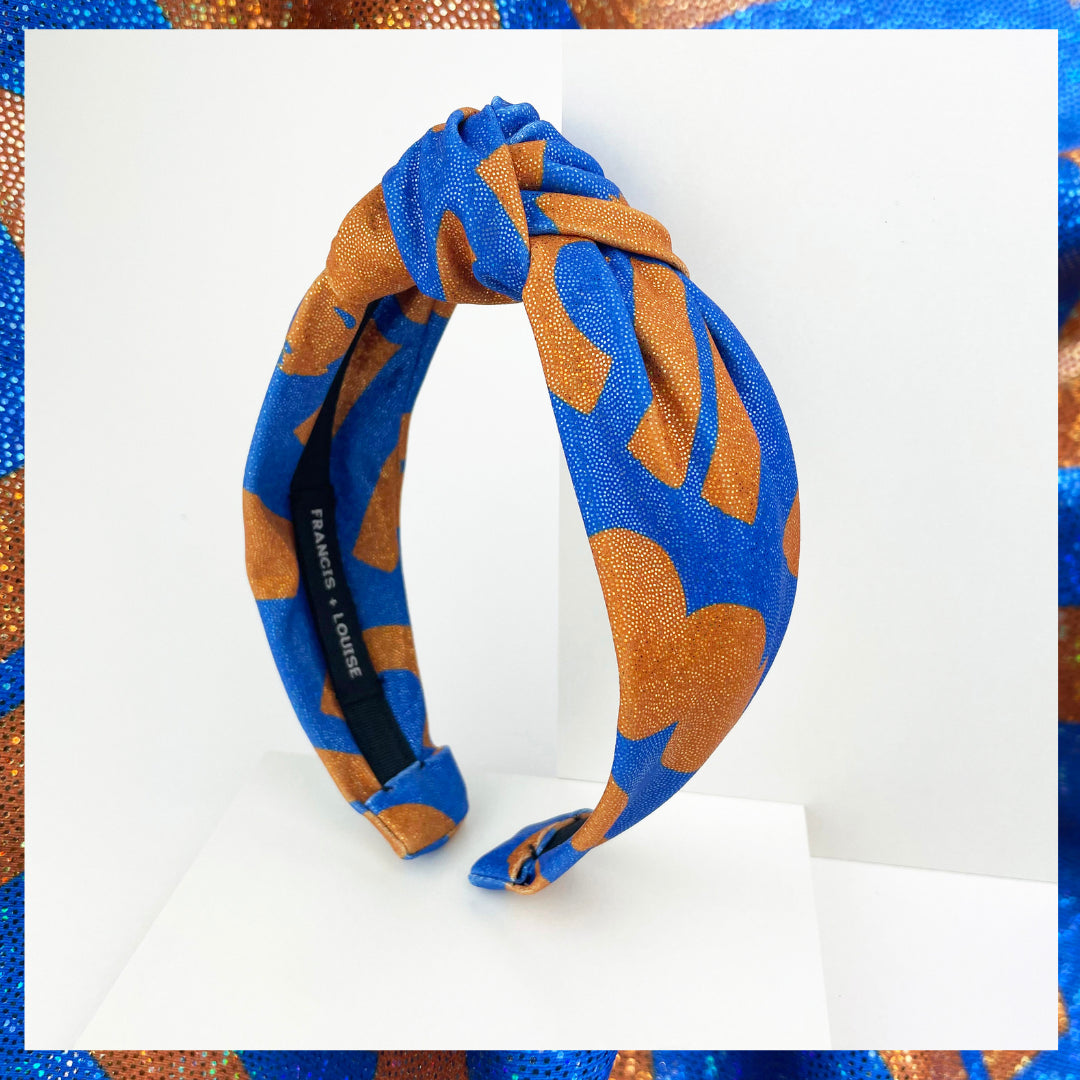 Eco Sparkle - Love Blue - Twist Knot Headband