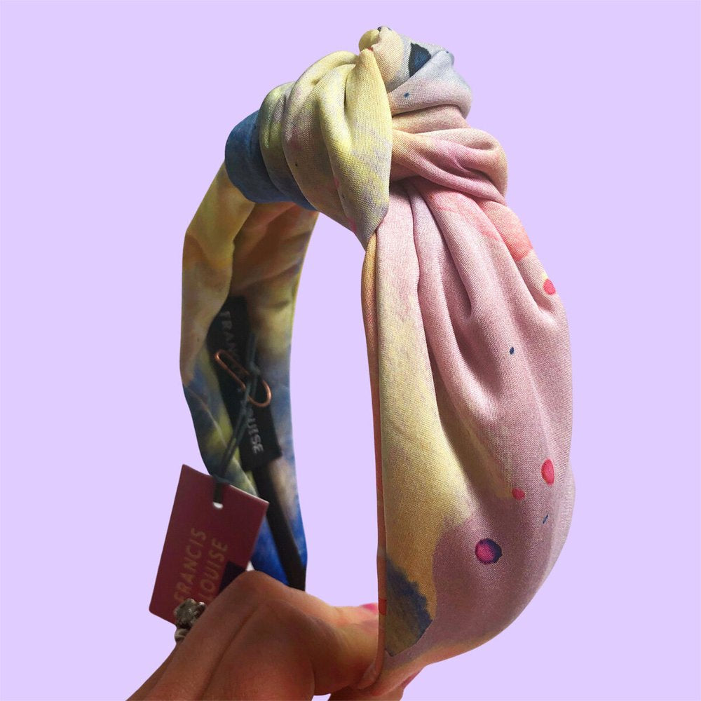 Flow Multi-Coloured Knot Headband