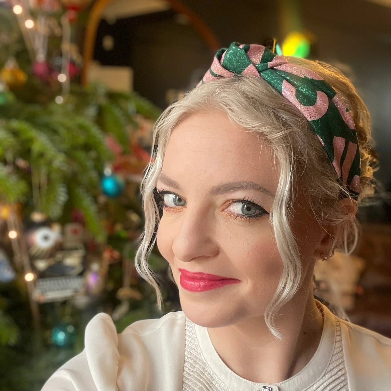 Eco Sparkle - Love Green - Twist Knot Headband