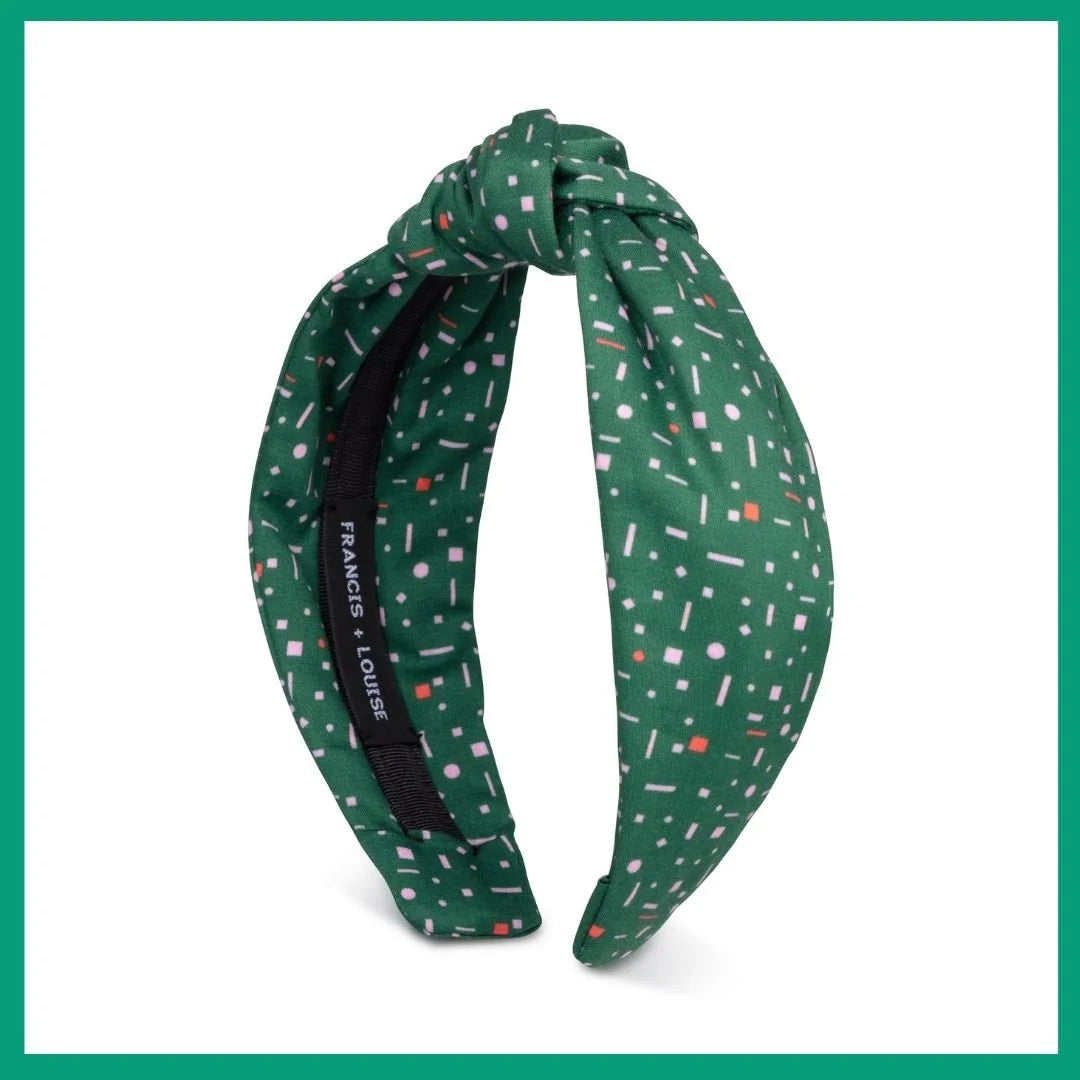 Aerial Green - Knot Headband