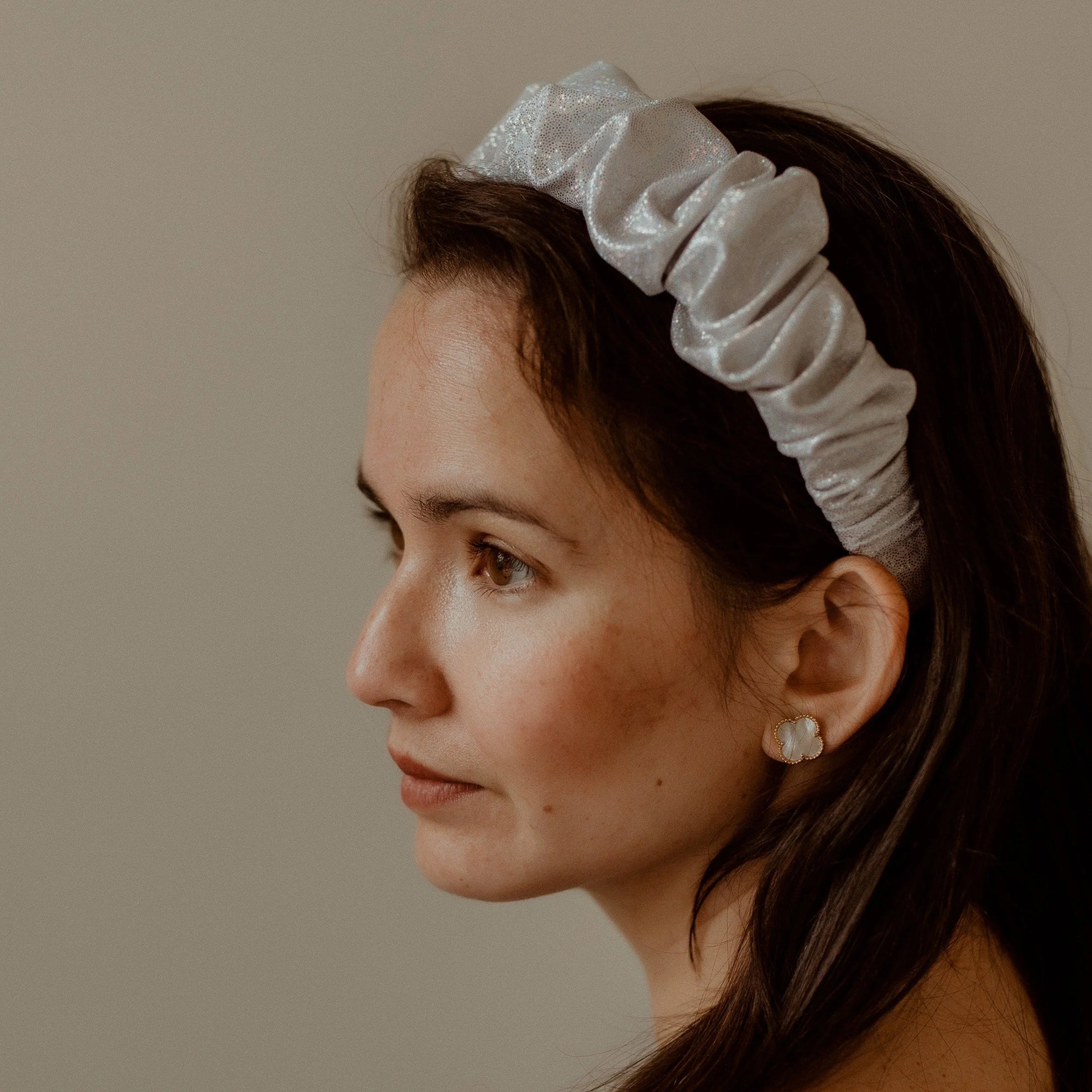 Eco Sparkle - Bridal Scrunchie Headband