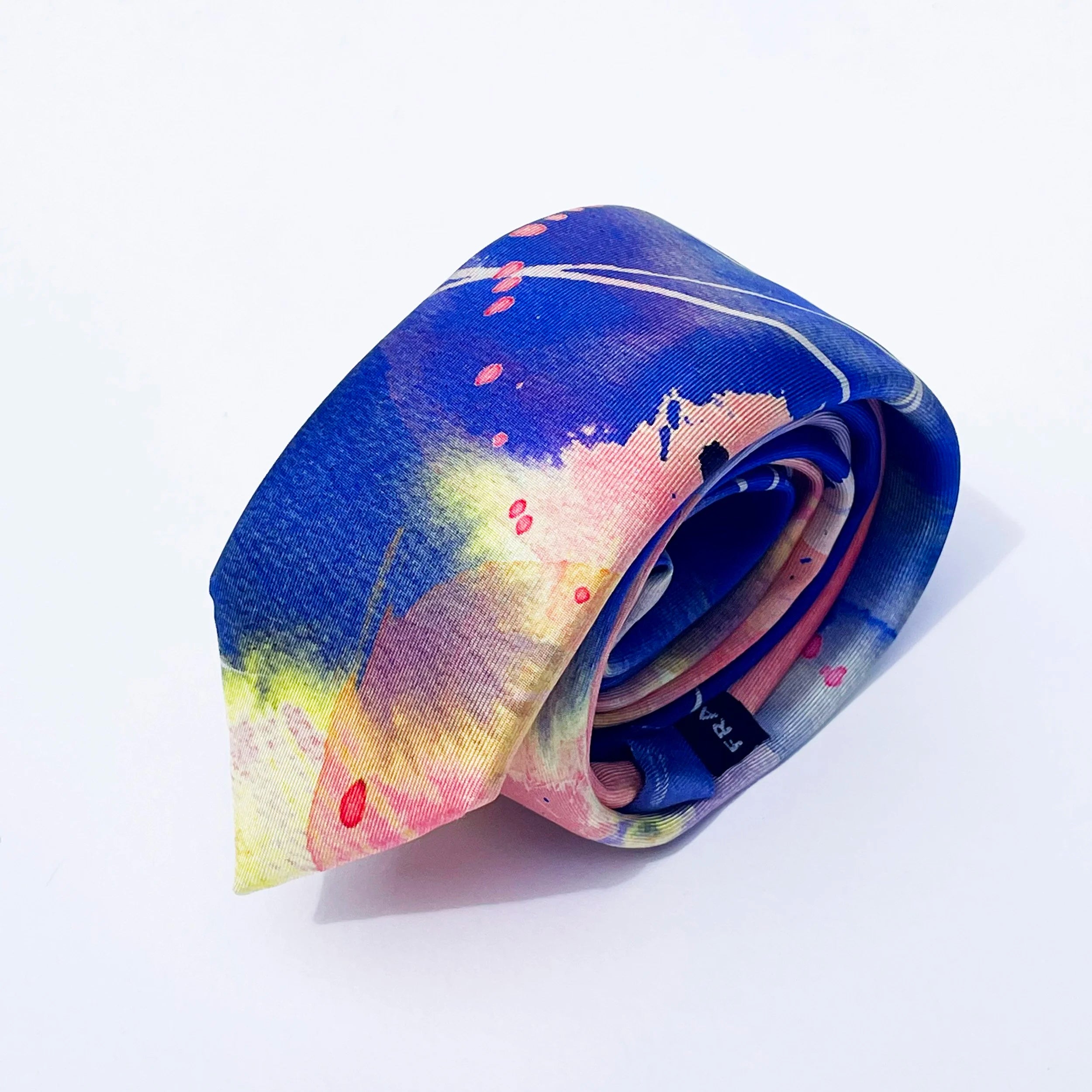 Flow  - Watercolour Silk Tie
