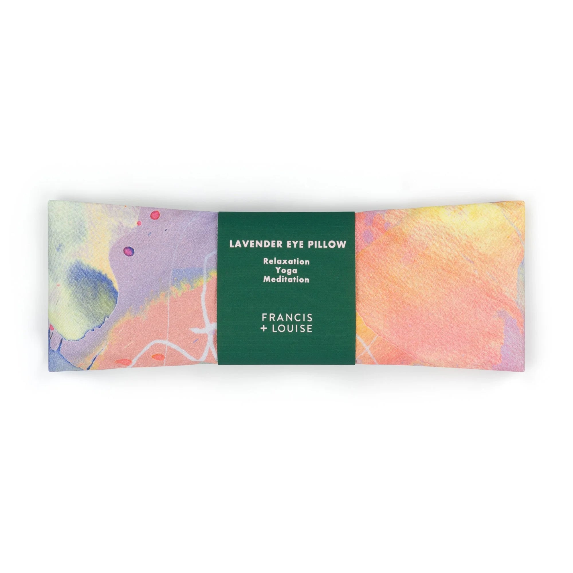 FLOW LAVENDER EYE PILLOW AND CANDLE SELF CARE GIFT SET
