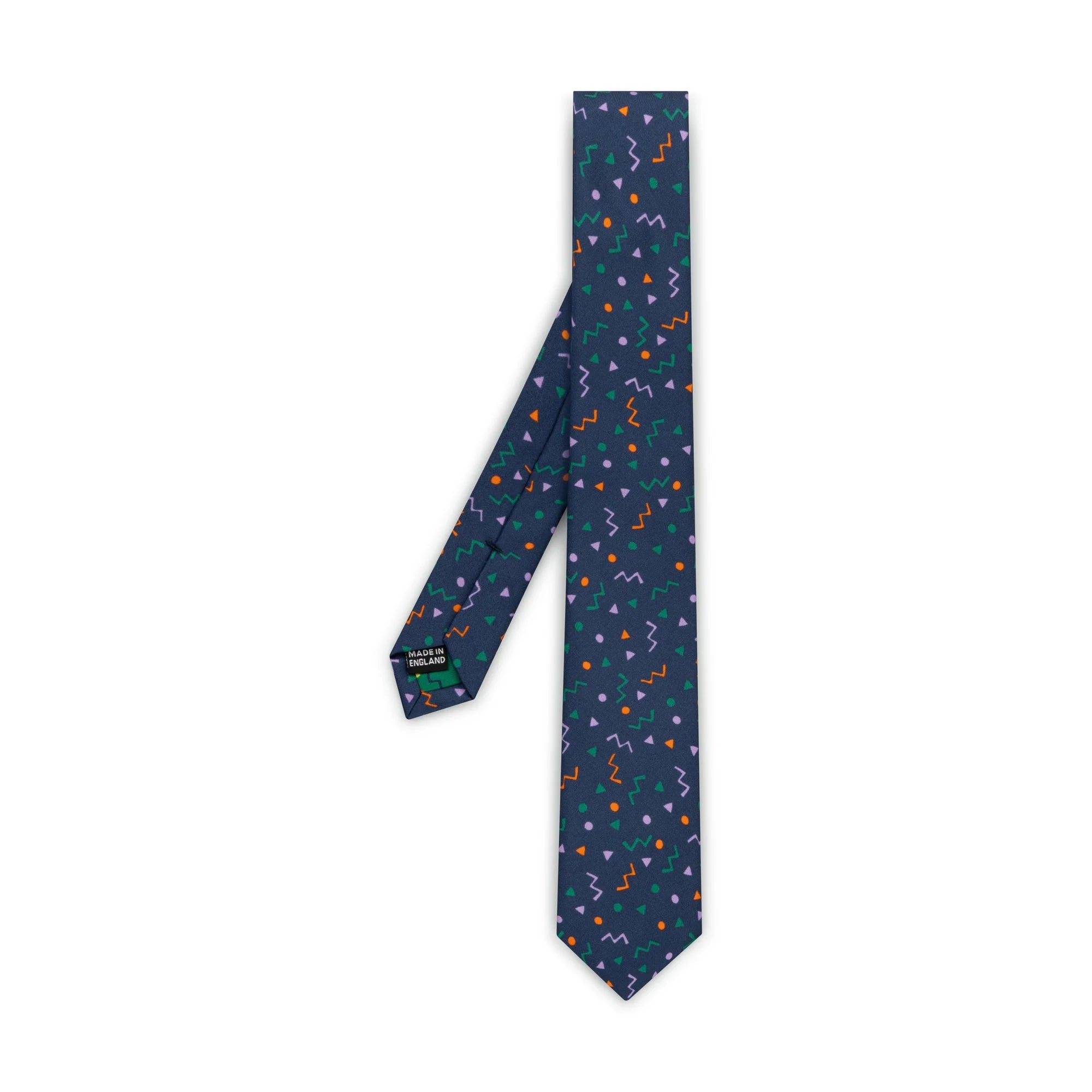 Limited Edition - Herbie Blue - Geometric Silk Tie