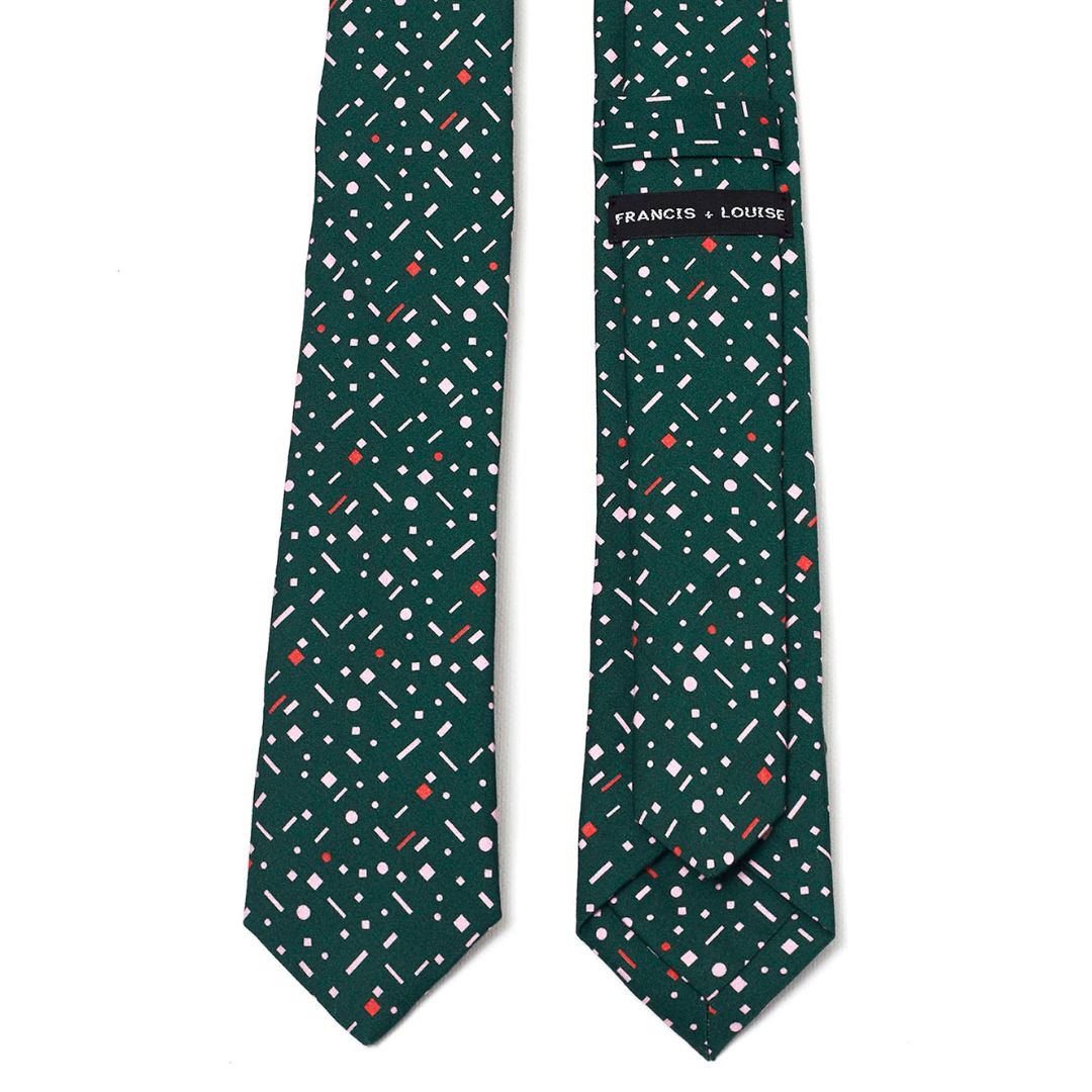 Aerial Green - Geometric Tie