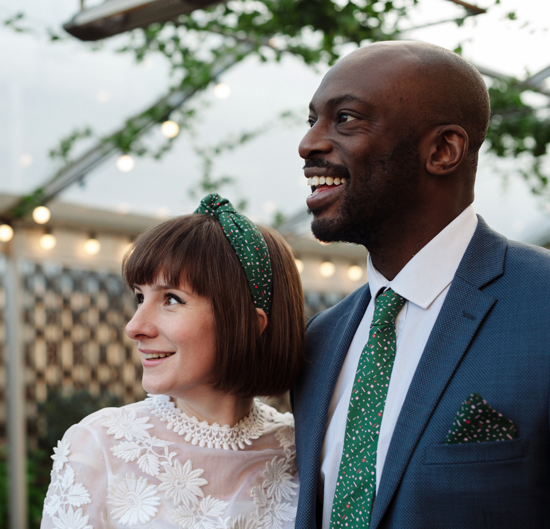 Aerial Green - Geometric Tie