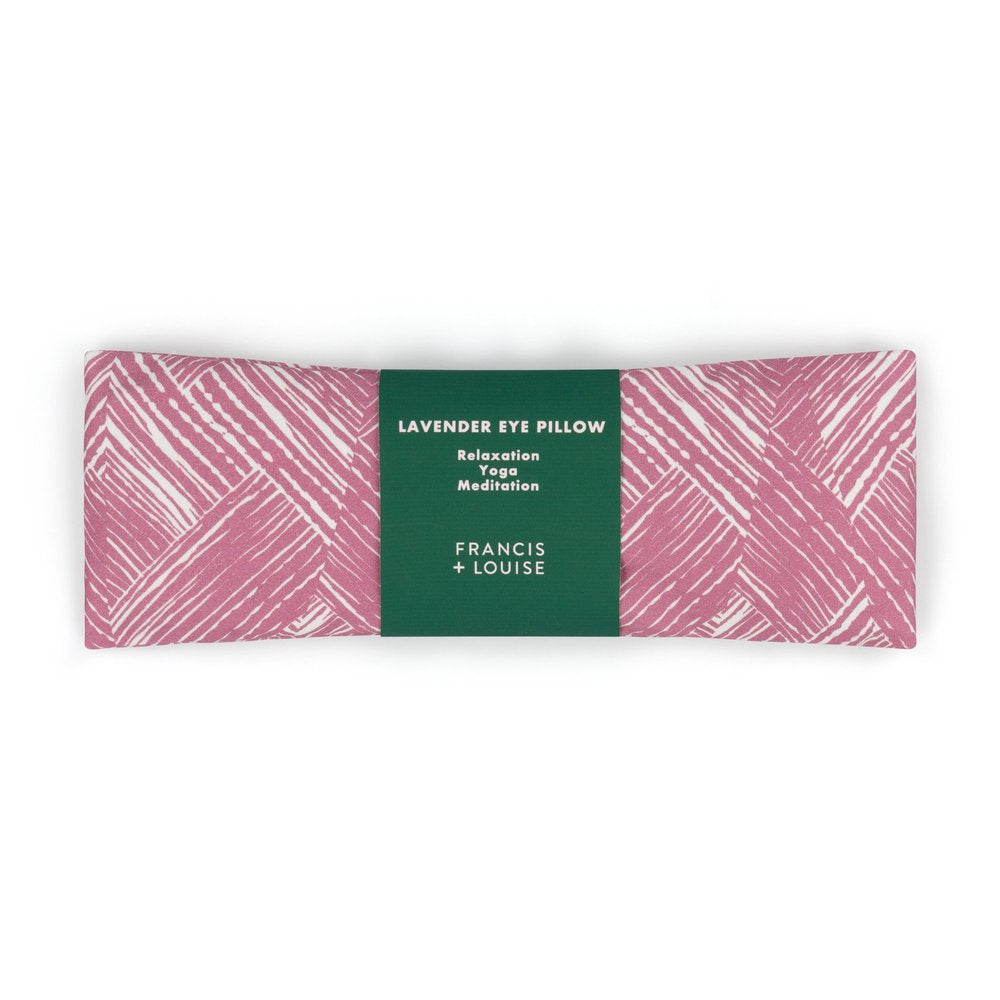 BAWLEY PINK LAVENDER EYE PILLOW AND CANDLE SELF CARE GIFT SET