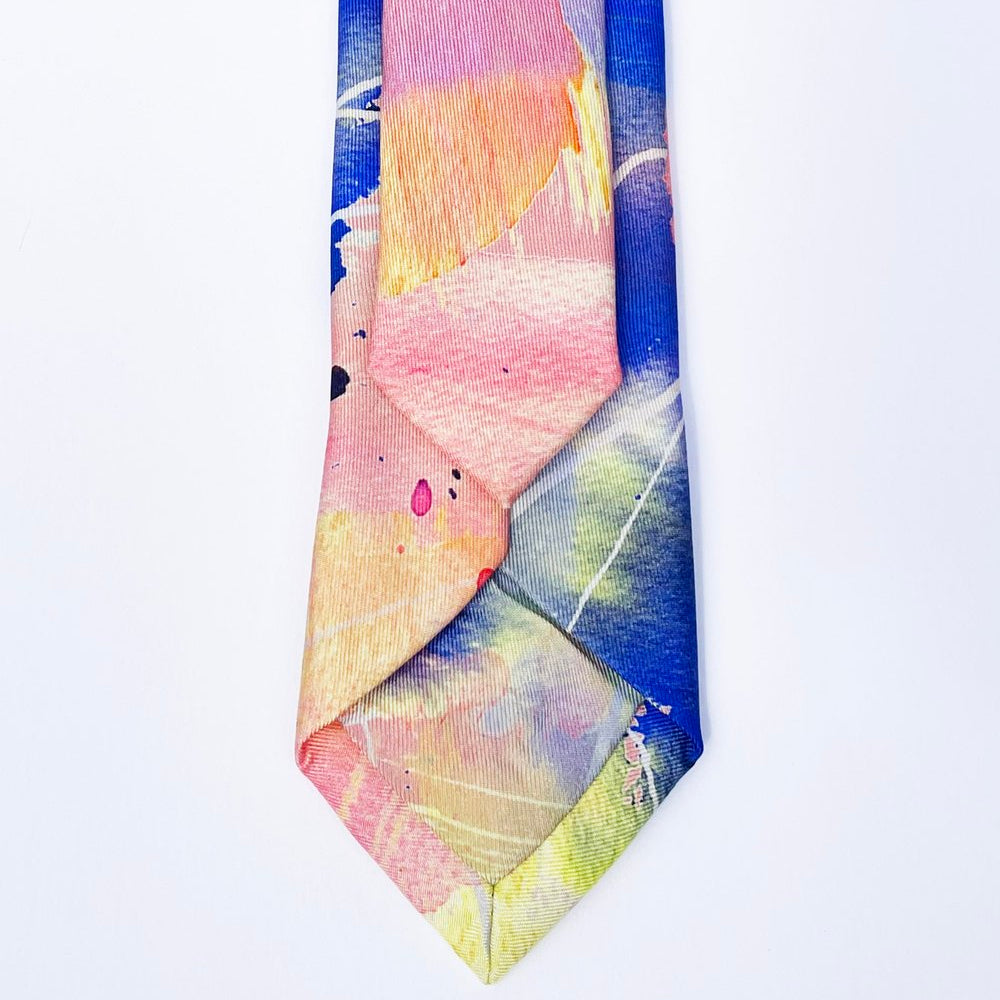 Flow  - Watercolour Silk Tie