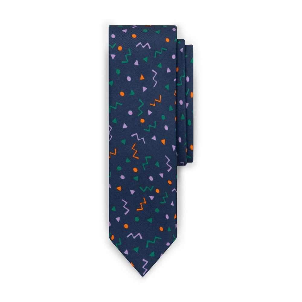 Limited Edition - Herbie Blue - Geometric Silk Tie