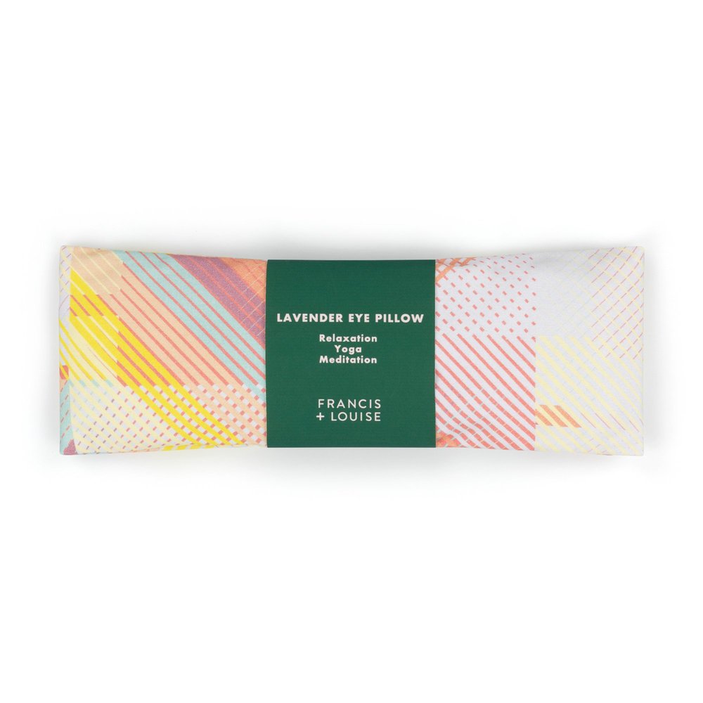 STELLA LAVENDER EYE PILLOW AND CANDLE SELF CARE GIFT SET