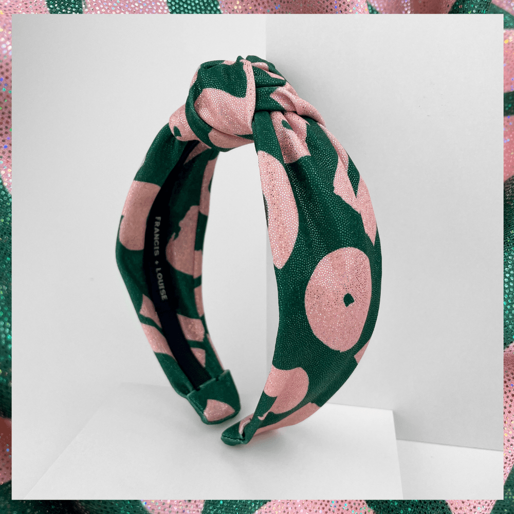 Eco Sparkle - Love Green - Twist Knot Headband