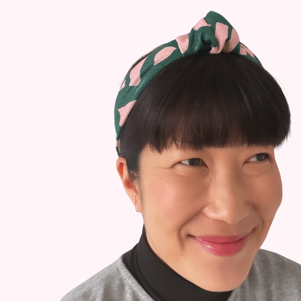 Eco Sparkle - Love Green - Twist Knot Headband