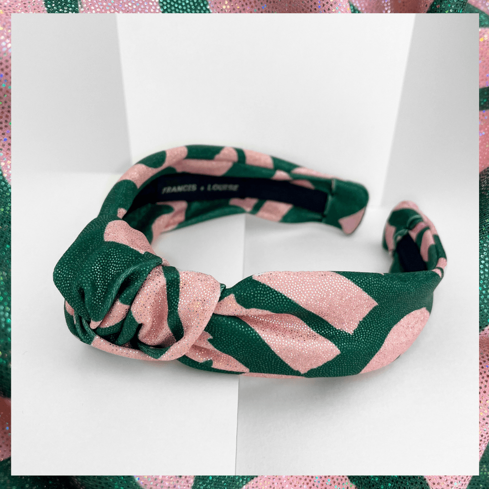 Eco Sparkle - Love Green - Twist Knot Headband
