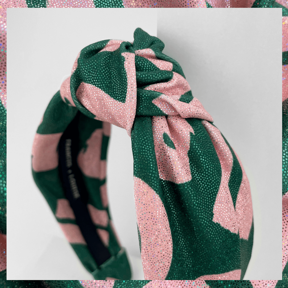Eco Sparkle - Love Green - Twist Knot Headband