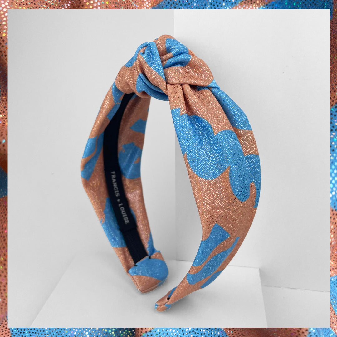 Eco Sparkle - Love Light Blue - Twist Knot Headband
