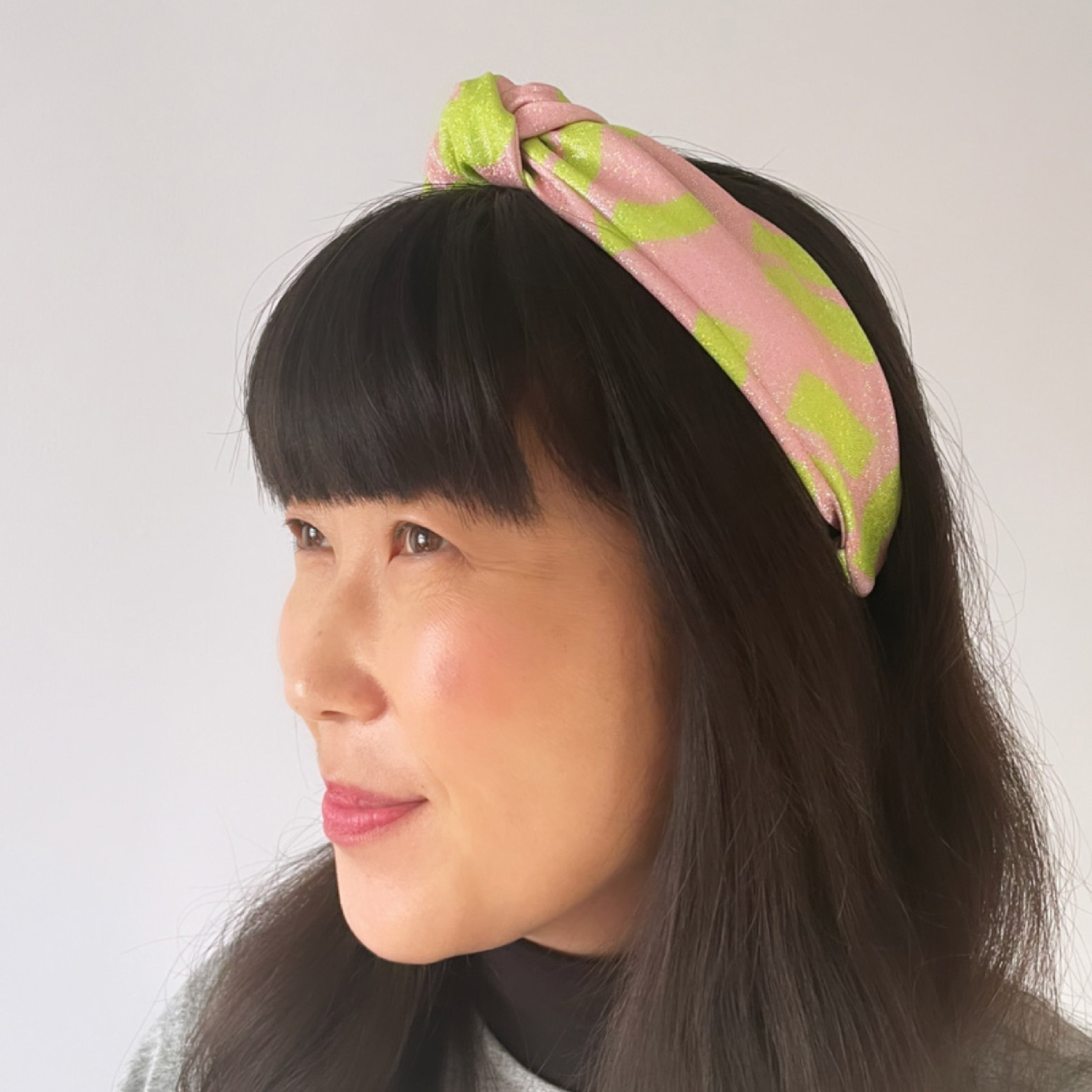 Eco Sparkle - Love Lime - Twist Knot Headband