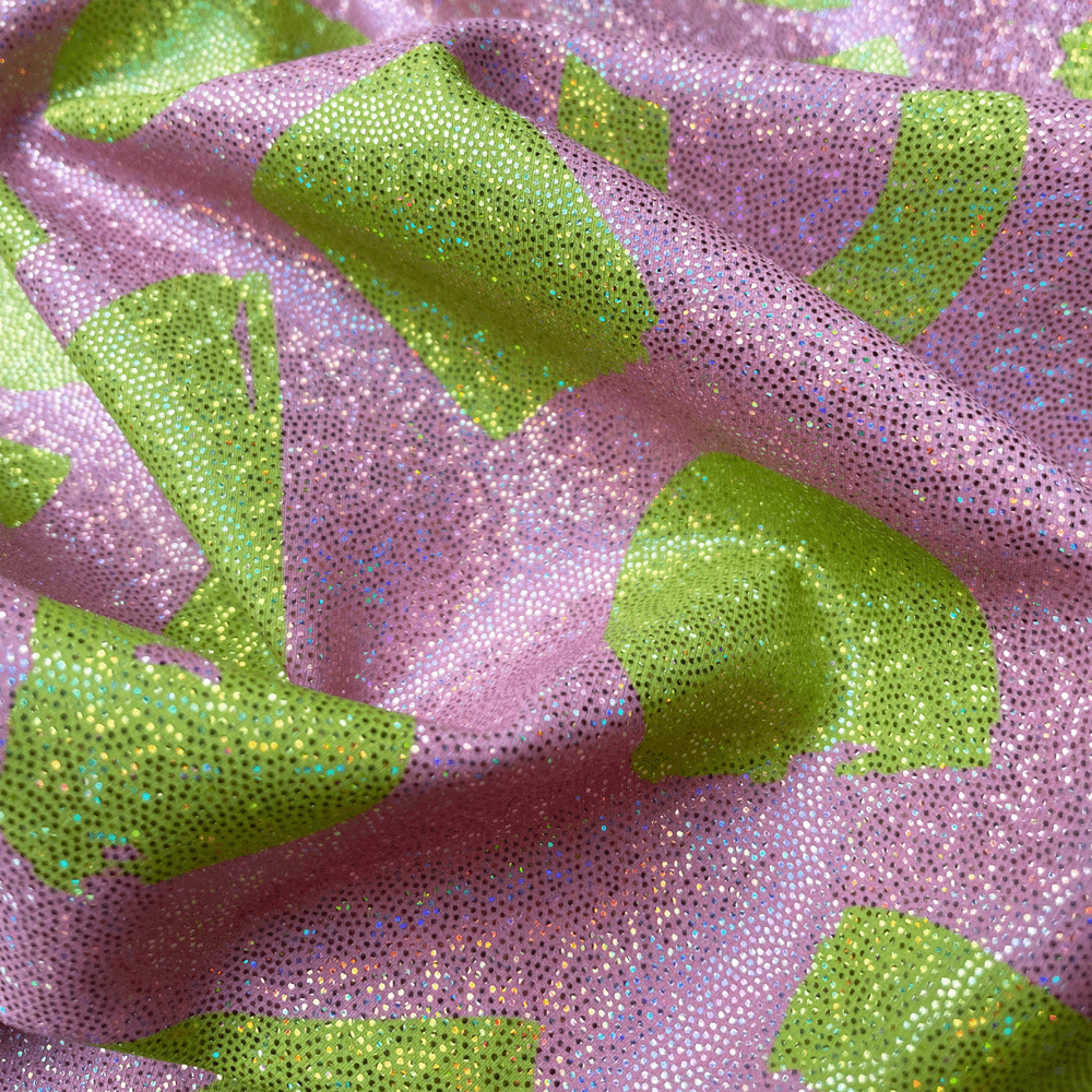 ECO SPARKLE - LOVE - LIME SCRUNCHIE