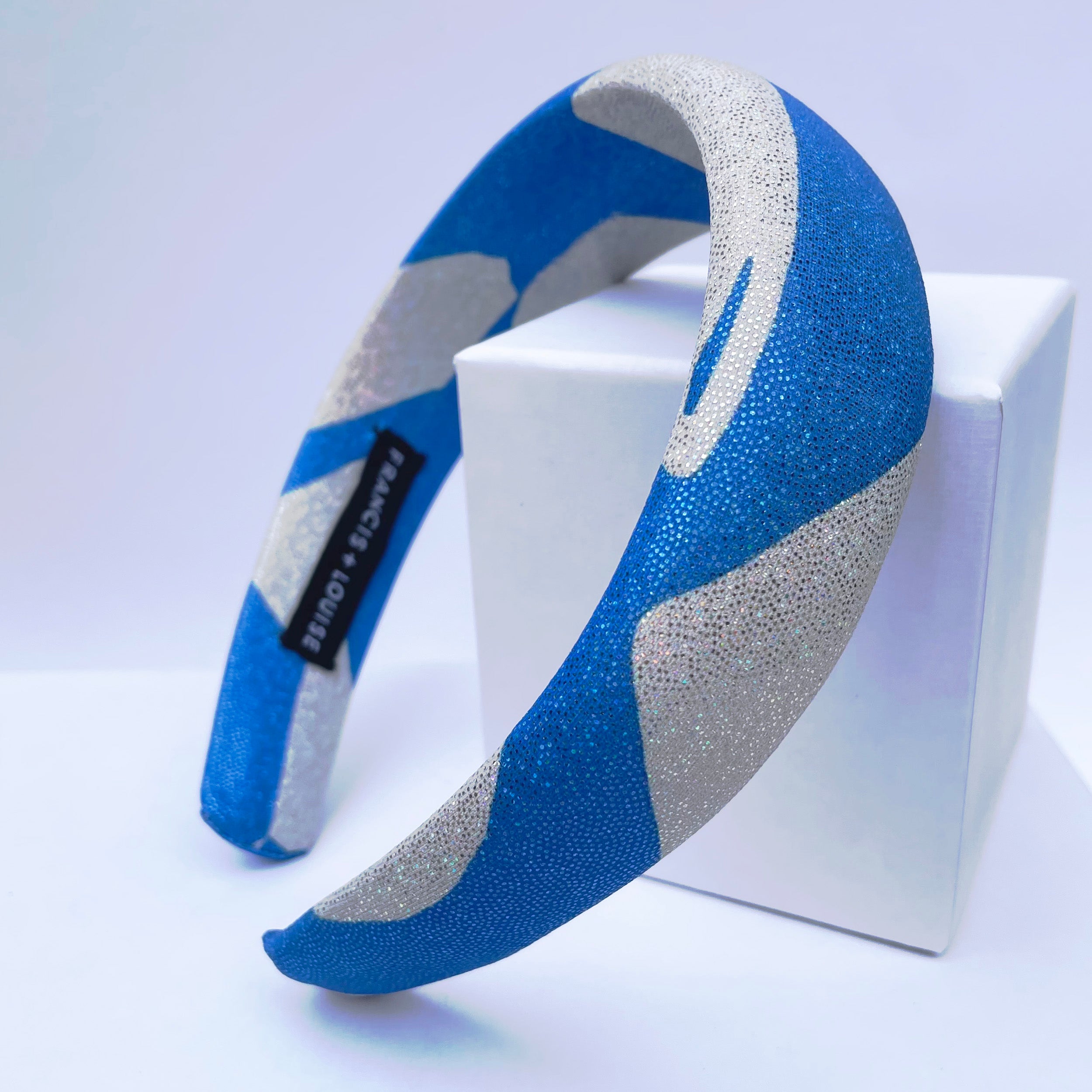 Padded Headband - Love light blue - Eco Sparkle
