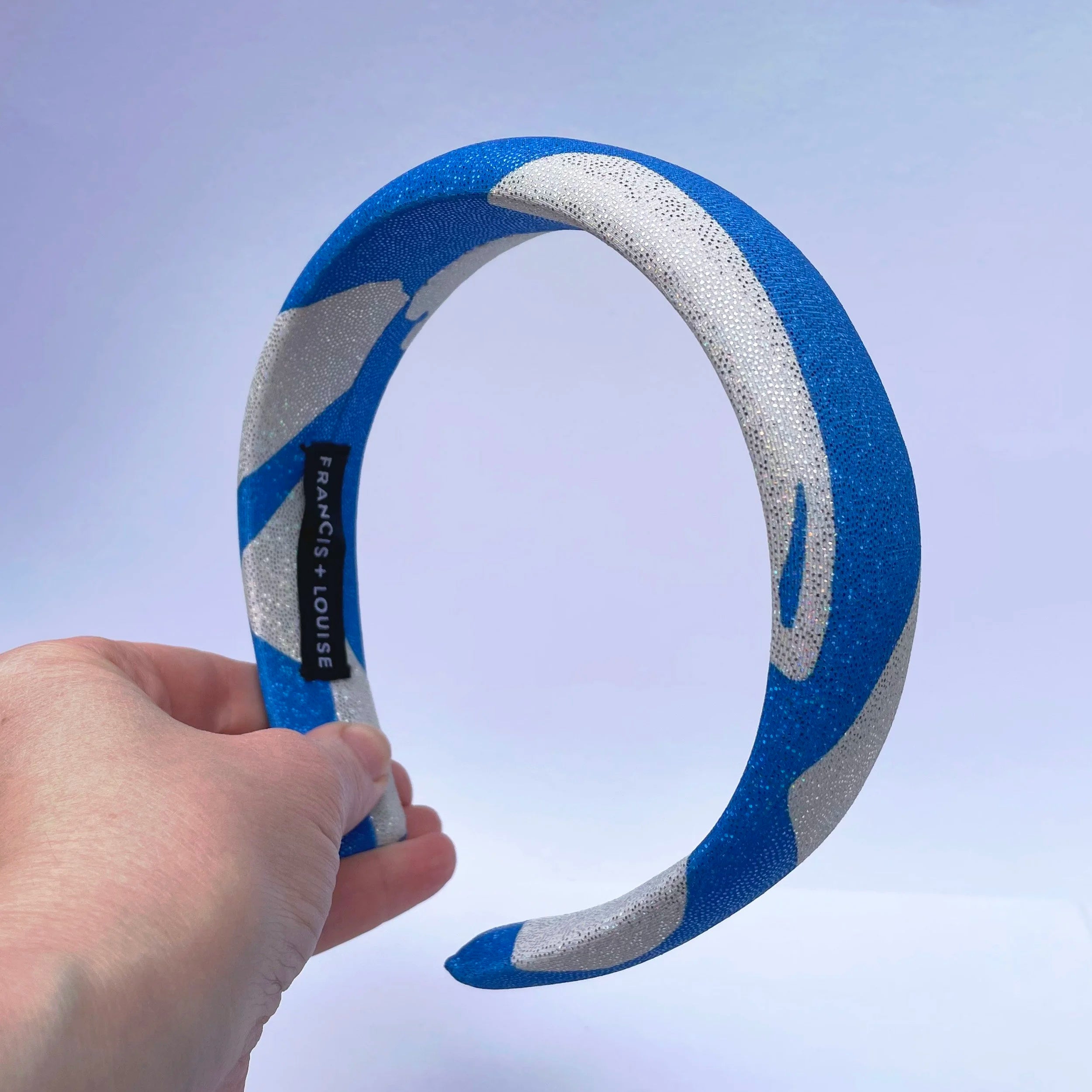 Padded Headband - Love light blue - Eco Sparkle