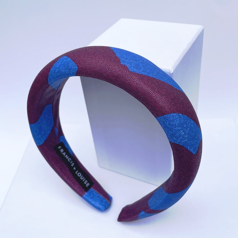 Padded Headband - Love Maroon - Eco Sparkle
