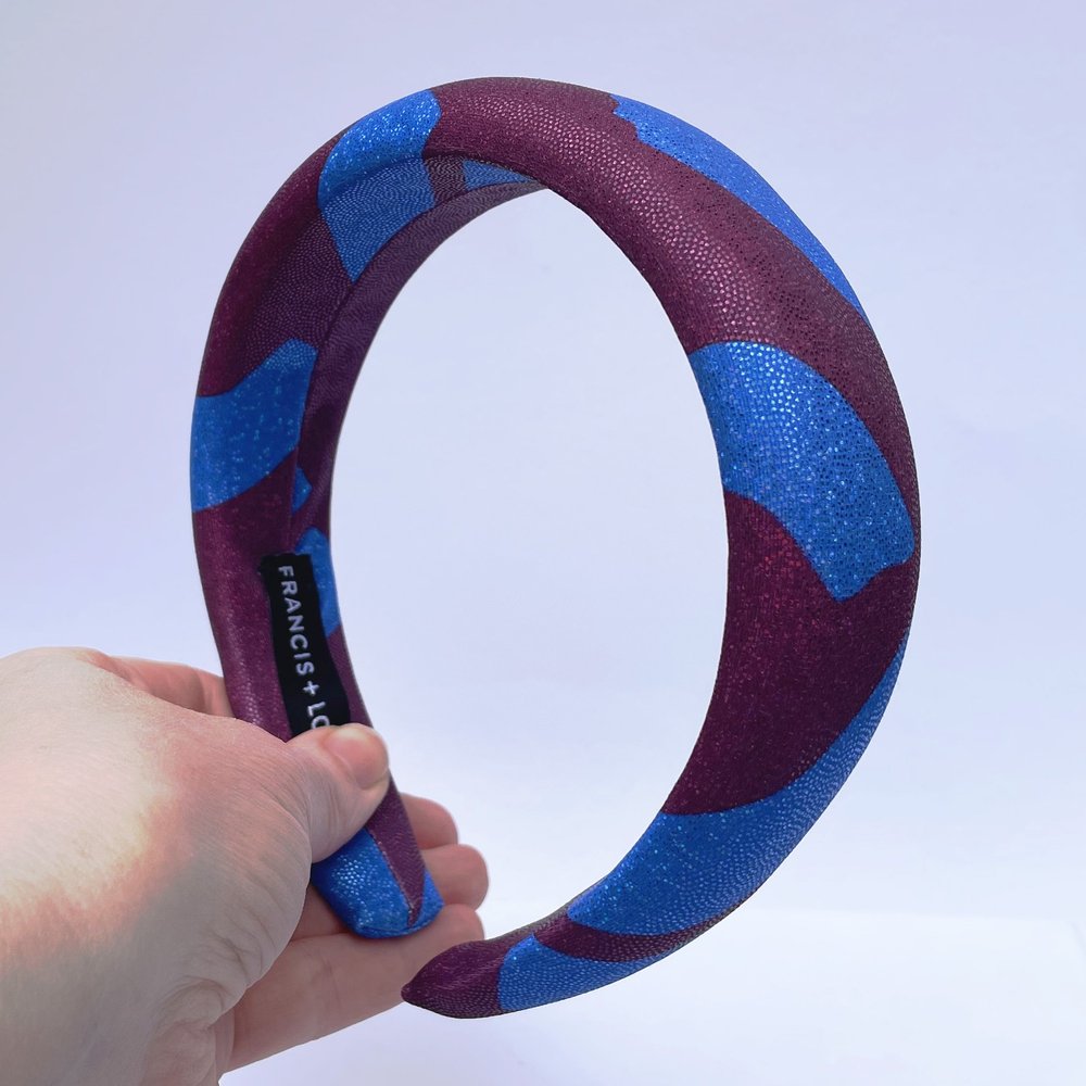 Padded Headband - Love Maroon - Eco Sparkle