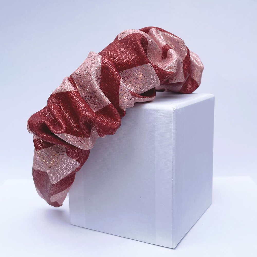 Scrunchie Headband in Love Ochre Eco Sparkle