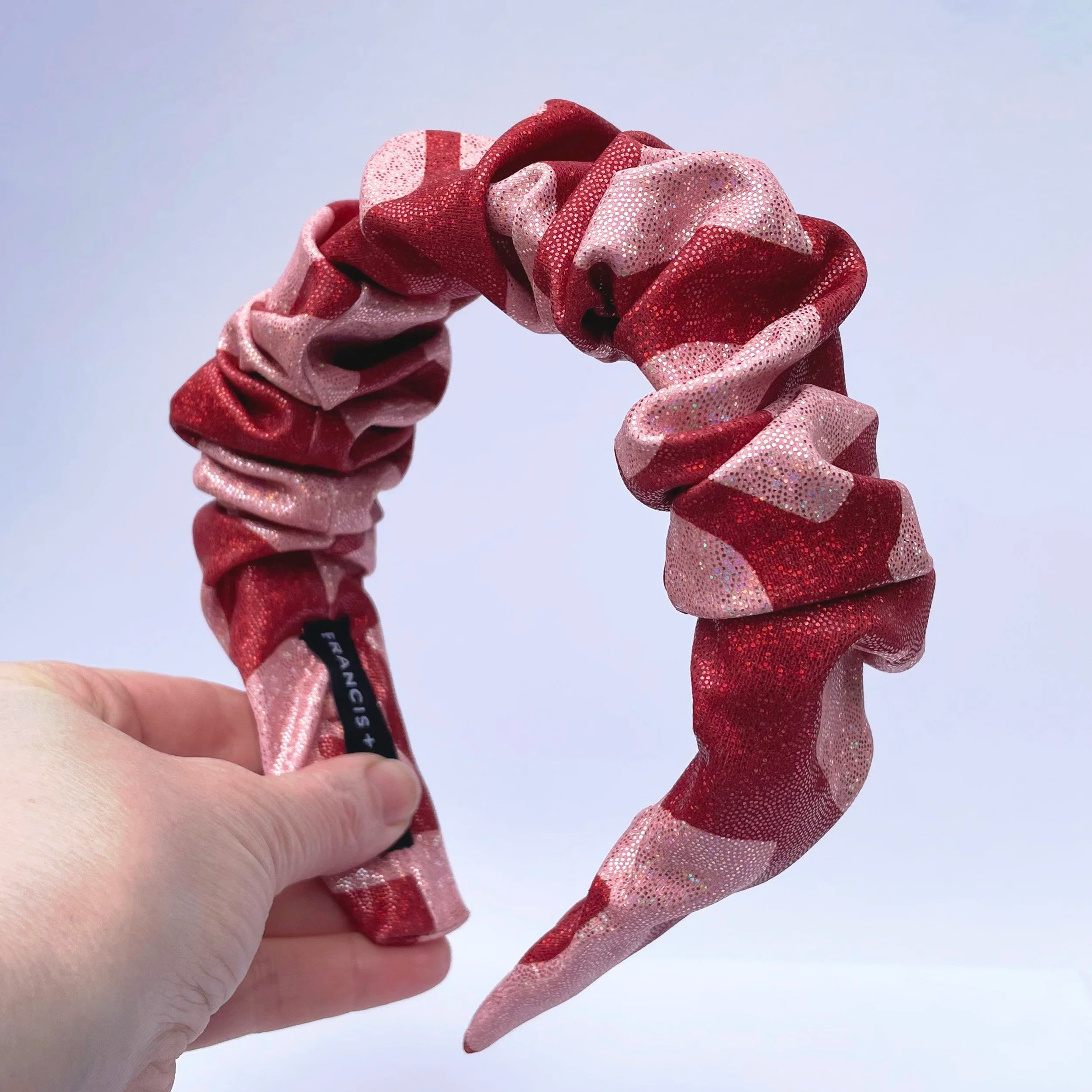 Scrunchie Headband in Love Ochre Eco Sparkle