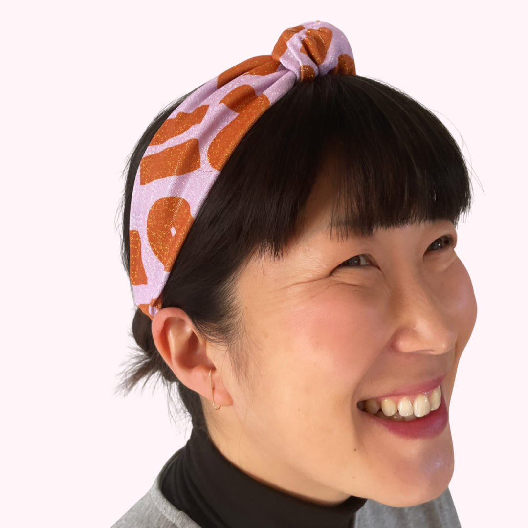Eco Sparkle - Love Pink - Twist Knot Headband