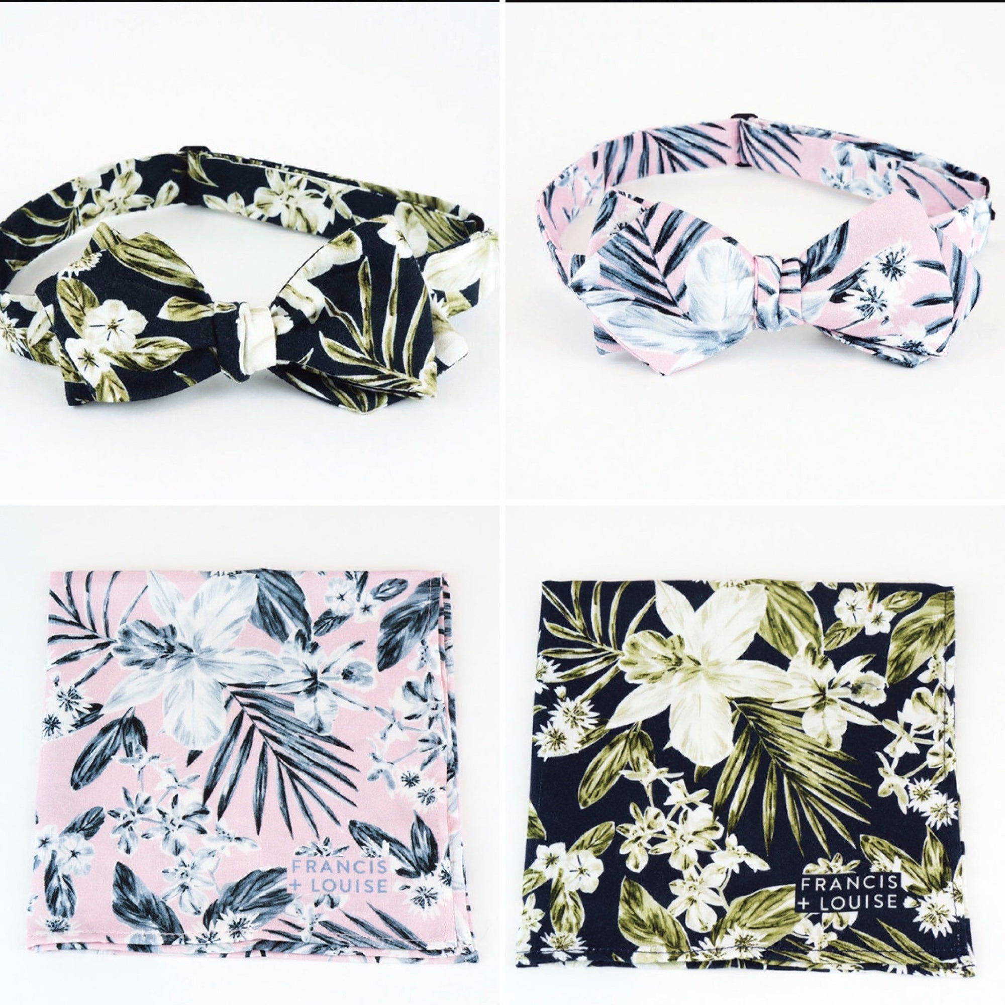 Tokoriki Green - Floral Pocket Square