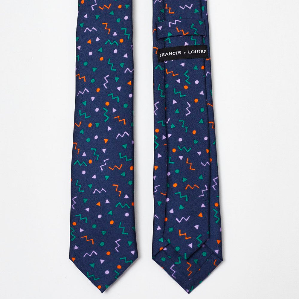 Limited Edition - Herbie Blue - Geometric Silk Tie