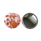 SPRING - OCHER AND PINK POCKET MIRROR