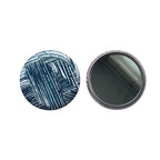 BAWLEY BLUE - GEOMETRIC POCKET MIRROR