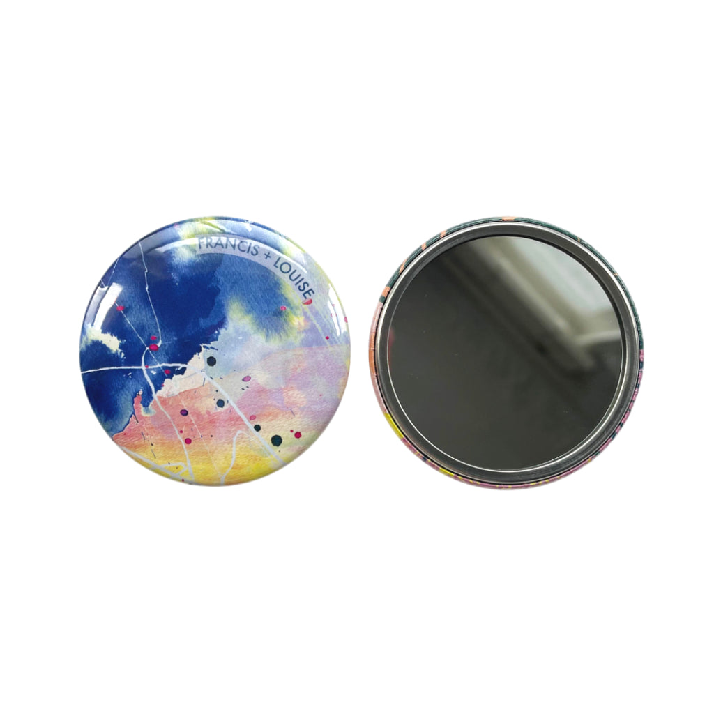 FLOW - MULTI-COLOURED POCKET MIRROR