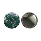 AERIAL GREEN - GEOMETRIC POCKET MIRROR
