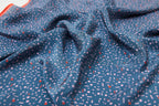 AERIAL GREY - PATTERNED SQUARE SILK SCARF
