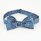 Aerial Grey - Geometric Silk Bow Tie