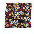 Kingscote Blue - Floral Silk Pocket Square