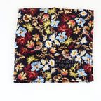 Kingscote Blue - Floral Cotton Bow Tie