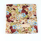 Kingscote Peach - Floral Silk Pocket Tie