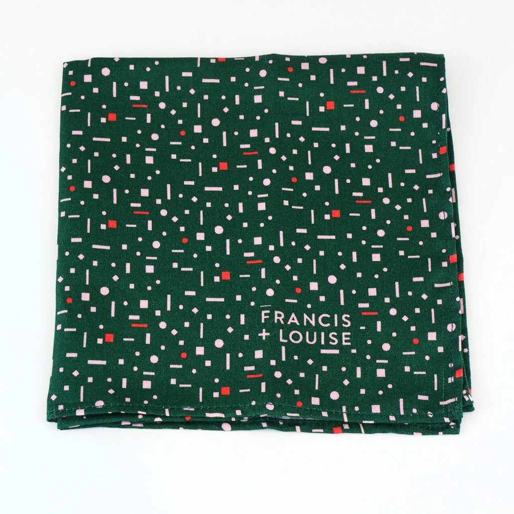 Aerial Green - Pocket Square