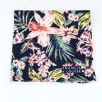 Tokoriki Black & Coral - Tropical Pocket Square