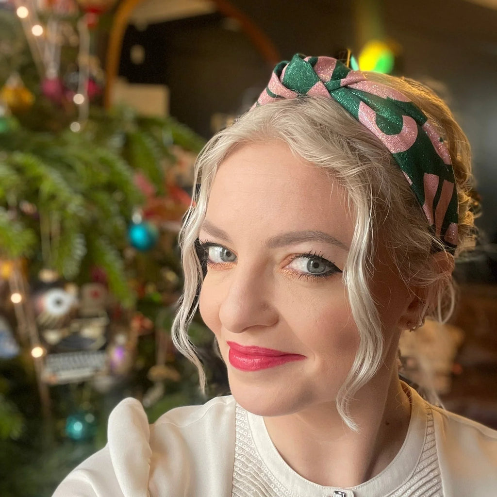 Eco Sparkle - Love Green - Twist Knot Headband
