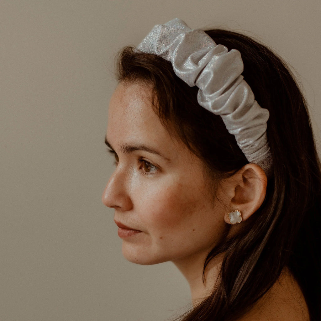 Eco Sparkle - Bridal Scrunchie Headband