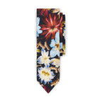 Kingscote Blue - Floral Silk Tie