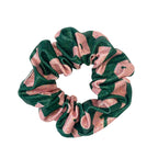 ECO SPARKLE - GREEN - PINK  SCRUNCHIE